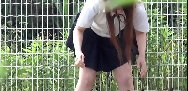  Japanese teens urinate and get spied on